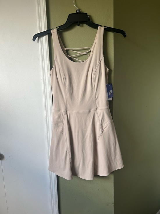 JoyLab Dresses & Skirts - NWT JoyLab Crisscross Drawing Back Tennis Active Dress - Light Beige Sz S